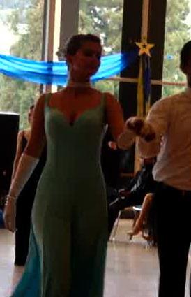 blue dress - front