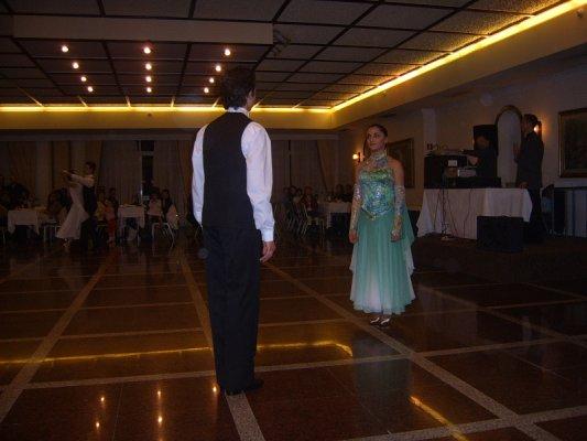 About to gesture Niki to dance