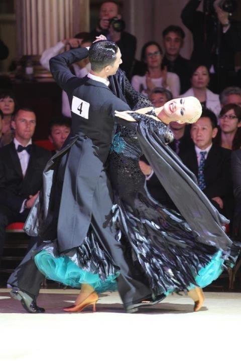 Emanuel and Tania in Standard ballroom hold