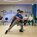 Emeline Rochefeuille dancing West Coast Swing